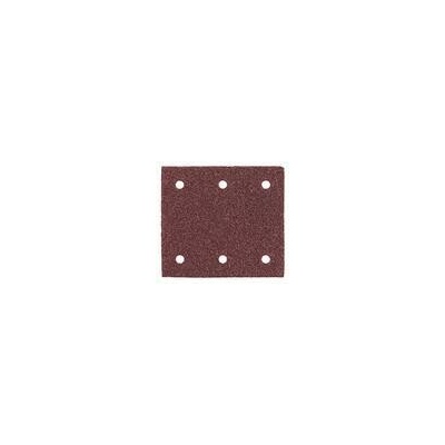Metabo Brusný papír se suchým zipem 115 x 103 mm, 6 otvorů, P320 (dřevo, kovy, barevné nátěry)