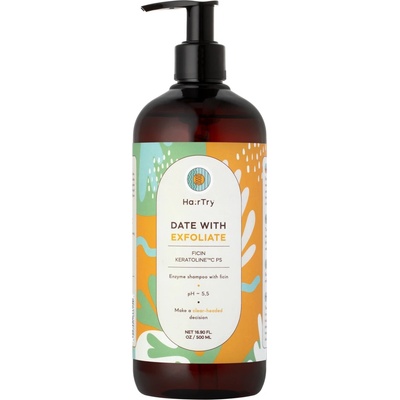 HairTry Date With Exfoliate Enzymatický šampon 500 ml