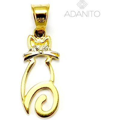 Adanito BRP0813GS Zlatý přívěsek kočka – Hledejceny.cz