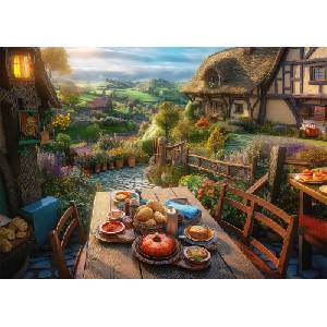 Schmidt Spiele - Puzzle Breakfast with a view - 1 000 piese