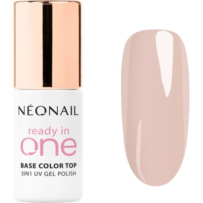 NEONAIL Ready In One 3in1 UV Gel Polish гел лак за нокти с диамантен прах цвят 04 One Soft Beige 7.2ml
