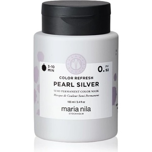 Maria Nila Colour Refresh Mask нежна подхранваща маска без перманентни цветови пигменти цвят Pearl Silver 0.92 100ml