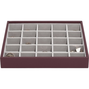 Stackers Classic Stackers Кутия за бижута с 25 отделения, бордо (76864)