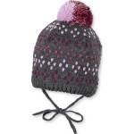 Sterntaler Плетена зимна шапка Sterntaler - 51 cm, 18-24 месеца, сиво-розова (4701607-592) - ozone