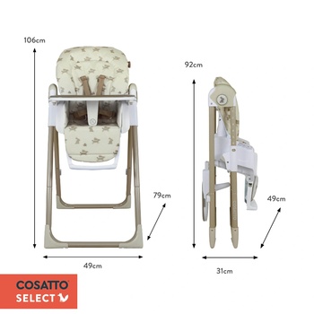 Cosatto CT5977 PIP 0+ CHERRY PIE столче за хранене