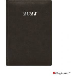 DAYLINER Календар, планирач, A5, ежедневник, DAYLINER, „Pellana, черен (DL7AG-PEFA5NA-FK)
