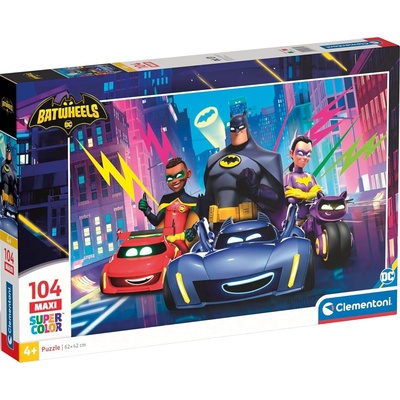 Clementoni Детски пъзел Clementoni от 104 части - Batwheels (25761)