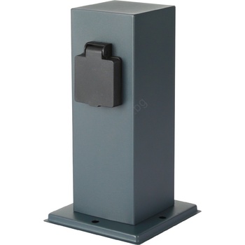 Brilagi - Външна колона PILLAR 1Z SCHUKO 230V IP44 антрацит (BG1533)