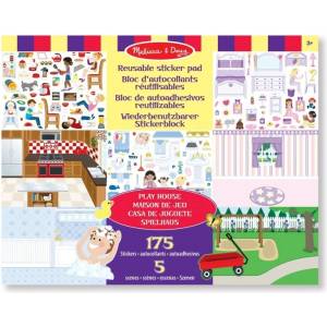 Melissa & Doug - Стикери за многократна употреба - Стаи