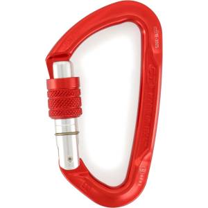 Climbing Technology Винтов карабинер Climbing technology Lime SG Screwgate carabiner - Red / Silver - размер Screw Gate (322-0218-0611)