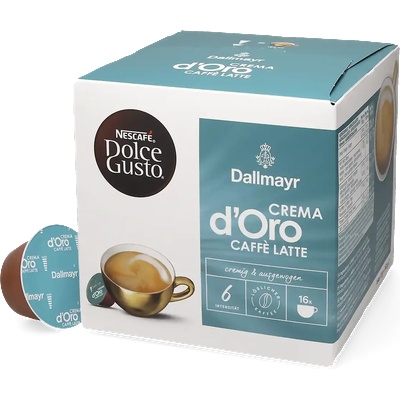 NESCAFÉ | Dallmayr Caffè Latte Crema D'Oro - 16 капсули за Dolce Gusto