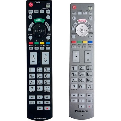 съвместим Panasonic n2qayb001012 (n2qayb000936) - заместител дистанционно управление с подсветка (n2qayb001012 (n2qayb000936))