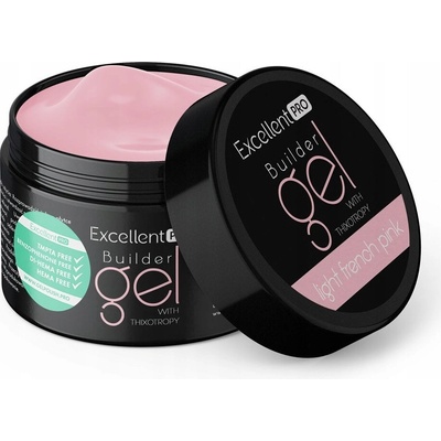 Excellent Pro Builder gel Thixotropy stavební gel French pink 15 g
