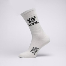 Sizeer S.now Job Socks "wild But Loyal" Bílá