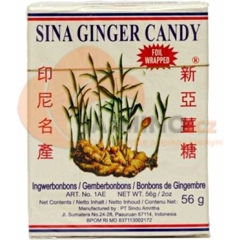 Sina Ginger Candy Bonbóny zázvorové 56 g