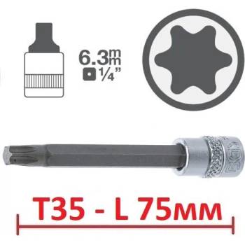 Image 1 of BGS technic Torx t35 l75мм на вложка 1/4 ; bgs 2565-75