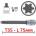 BGS technic Torx t35 l75мм на вложка 1/4 ; bgs 2565-75