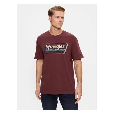 Wrangler Тишърт 112341242 Кафяв Relaxed Fit (Graphic 112341242)