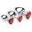 Frisky Chrome Hearts 3-Piece Butt Plug Set