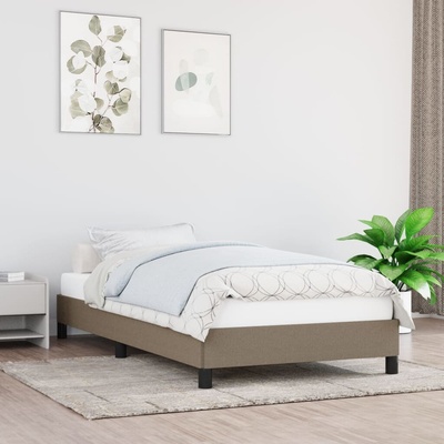 zahrada-XL 346692 Rám postele bez matrací taupe textil