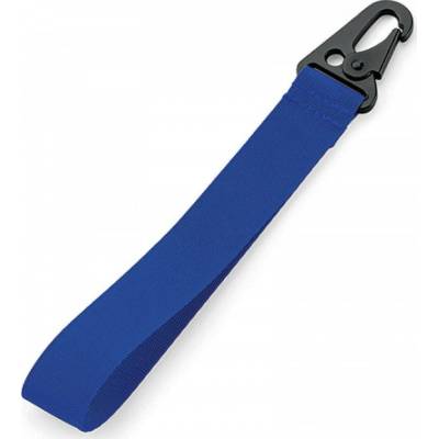 Šňůrka na krk BagBase s kovovou karabinou modrá královská 2,5 x 20,5 cm BG100