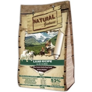 Natural Greatness Lamb Recipe Sensitive - рецепта с агне, за чувствителни кучета от всички възрасти и породи, бебета и пораснали 15 кг ASK43CO15