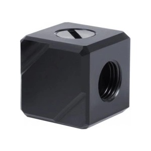 Alphacool Терминал за свързване Alphacool Eiszapfen, G1/4 IT, 5 посочвен, Черен (1019901) - mypc
