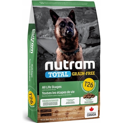 Nutram T26 Total Grain Free Lamb & Legumes Dog 11,4 kg