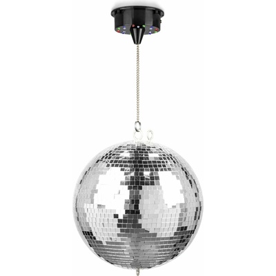Fuzzix MB30ML Zrkadlová guľa 30cm s motorom s LED podsvietením