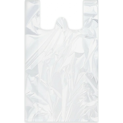 Wimex 68425 - HDPE taška extra-silná 24+11 × 46 cm, 5 kg, bílá - 100 ks