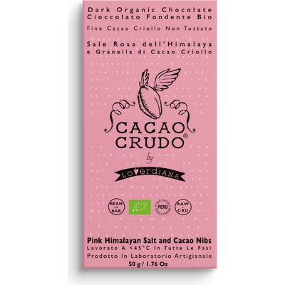 Cacao Crudo Himalájská sůl 68,5% Raw & Bio 50 g