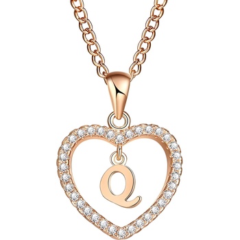 HARAHU Колие Писмо - q / Златна kp5200 (5200)