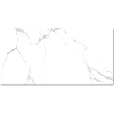 EcoCerram Calcutta 60 x 120 cm bílá bílá 2,16m²