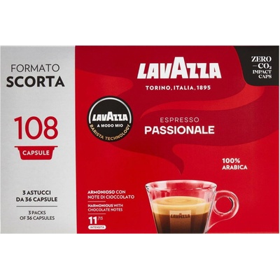 Lavazza kapsule 100 % arabica 108 ks