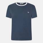 Jack Wills Тениска Jack Wills Trinkey Ringer T-Shirt - Navy