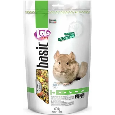 Lolo Pets Пълноценна храна за Чинчила 600 гр (lo - 70164)