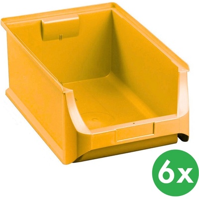 Allit Plastové boxy na drobný materiál 310 x 500 x 200 cm žluté