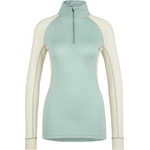Stoic Дамско мериносово термобельо Stoic Women's Merino240 BengtSt. Half Zip Merino base layer - Iceberg Green / Stone Grey (115-2393-0314)