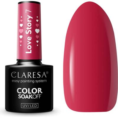 Claresa SoakOff UV/LED Color Love Story gelový lak na nehty odstín 7 5 g