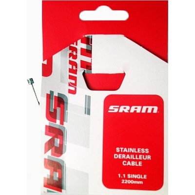 Sram 1.1 Ocelové řadící lanko, délka 2200mm 1ks