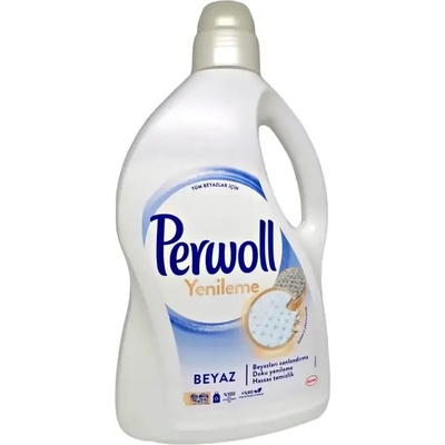 Perwoll White & Fiber течен препарат за бяло пране 54 пранета