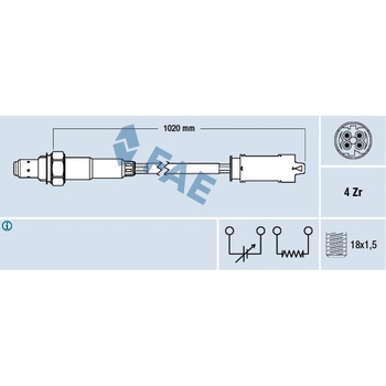 Lambda sonda FAE 77238