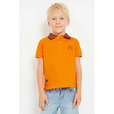 MAYORAL Детска тениска с яка Mayoral в оранжево с принт (3155.5G.MINI)