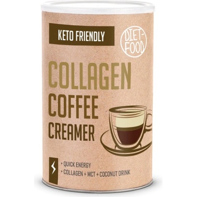 Diet-Food Collagen Coffee Creamer / Keto Friendly Collagen + Coconut MCT [300 грама]