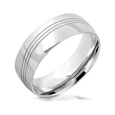 Šperky4U Ocelový prsten OPR0107