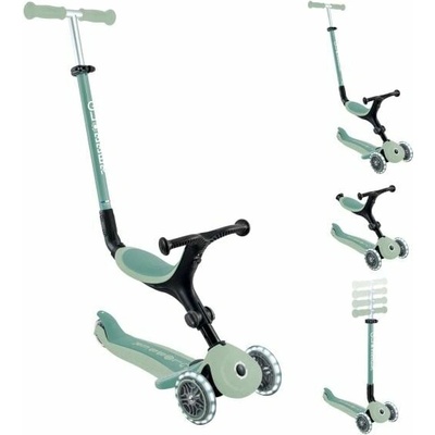 Globber Go up active lights ecologic Pistachio