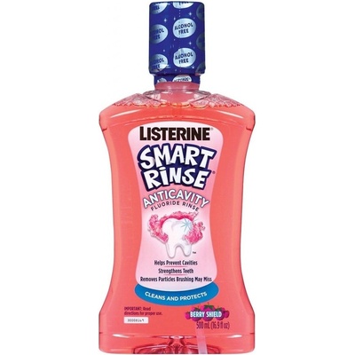 Listerine Smart Rinse Berry - malinová dětská 500 ml