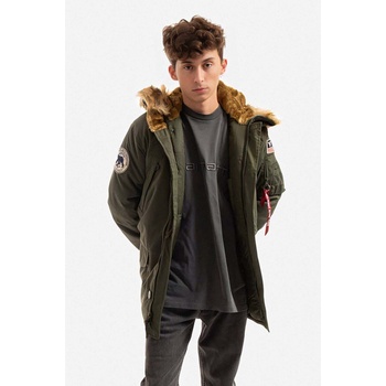 Alpha Industries Яке Alpha Industries Polar Jacket 123144257 в зелено зимен модел 123144.257 (123144.257)