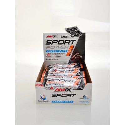 Amix Sport Power Energy Snack Bar s kofeinem 20 x 45g