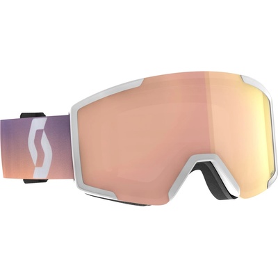 SCOTT Ски маска Scott Goggle Shield S2 (VLT 35%) Ski goggles - White / Soft Pink - размер One Size (417-2178-0311)